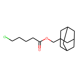 5-Chlorovaleric acid, 1-adamantylmethyl ester