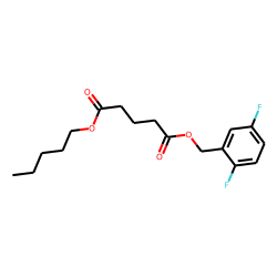 Glutaric acid, 2,5-difluorobenzyl pentyl ester