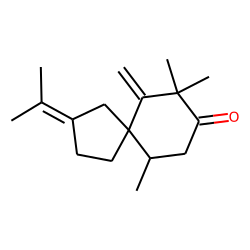 3,3-Dimethylspirovetiva-4(15),7(11)-dien-2-one