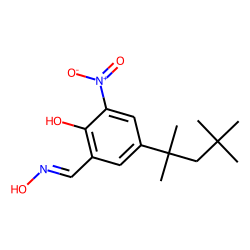 benzaldehyde oxime, 2-hydroxy, 3-nitro, 5-(1,1,3,3-tetramethylbutyl)