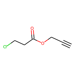 Propanoic acid, 3-chloro, 2-propynyl ester