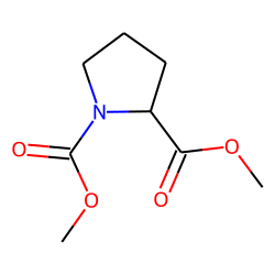 d-Proline, N-methoxycarbonyl-, methyl ester