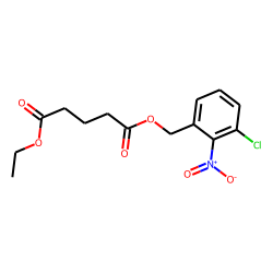 Glutaric acid, ethyl 2-nitro-3-chlorobenzyl ester
