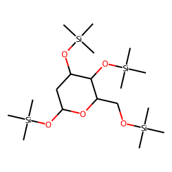 «alpha»-2-Deoxy-D-glucose, pyranose, TMS