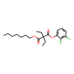 Diethylmalonic acid, 2,3-dichlorophenyl heptyl ester
