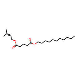 Glutaric acid, 3-methylbut-2-enyl undecyl ester