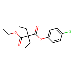 Diethylmalonic acid, 4-chlorophenyl ethyl ester