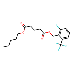 Glutaric acid, 2-fluoro-6-(trifluoromethyl)benzyl pentyl ester
