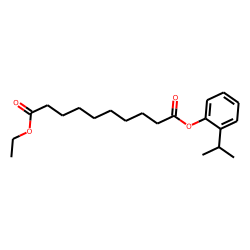 Sebacic acid, ethyl 2-isopropylphenyl ester