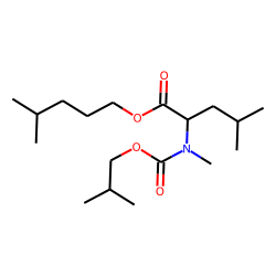 l-Leucine, N-isobutoxycarbonyl-N-methyl-, isohexyl ester