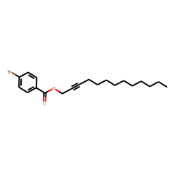 4-Bromobenzoic acid, tridec-2-ynyl ester
