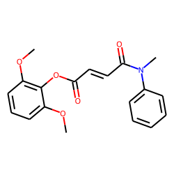 Fumaric acid, monoamide, N-methyl-N-phenyl-, 2,6-dimethoxyphenyl ester
