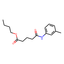 Glutaric acid, monoamide, N-(3-methylphenyl)-, butyl ester