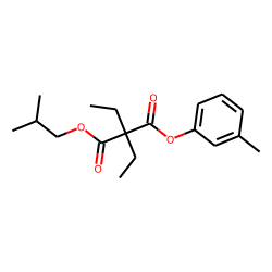Diethylmalonic acid, isobutyl 3-methylphenyl ester