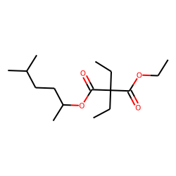Diethylmalonic acid, ethyl 5-methylhex-2-yl ester
