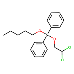 Silane, diphenyl(2,2-dichloroethoxy)pentyloxy-