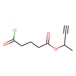 Glutaric acid, monochloride, but-3-yn-2-yl ester