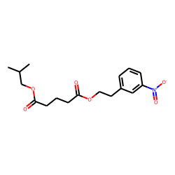 Glutaric acid, isobutyl 3-nitrophenethyl ester