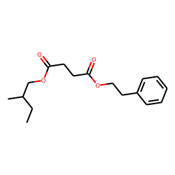 Succinic acid, phenethyl 2-methylbutyl ester
