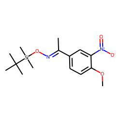 (Z)-N-tert-Butyldimethylsilyloxy-1-(4-methoxy-3-nitro-phenyl)ethanimine