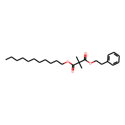 Dimethylmalonic acid, 2-phenethyl undecyl ester