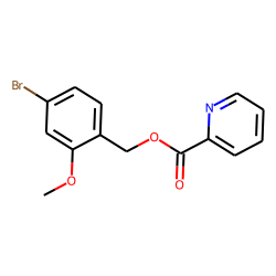 Pyridine-2-carboxylic acid, 4-bromo-2-methoxybenzyl ester
