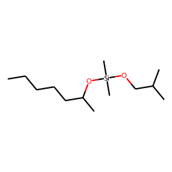 Silane, dimethyl(2-heptyloxy)isobutoxy-