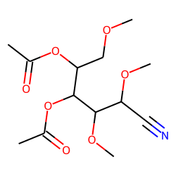Glucose, 2,3,6-trimethyl, nitrile, acetylated