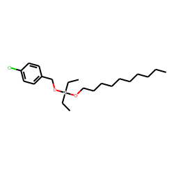 Silane, diethyl(4-chlorobenzyloxy)decyloxy-
