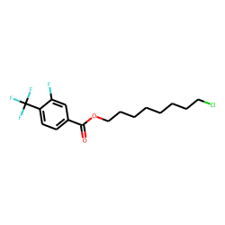 3-Fluoro-4-trifluoromethylbenzoic acid, 8-chlorooctyl ester