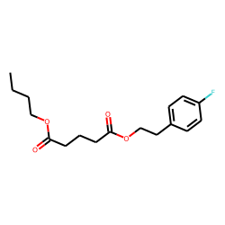 Glutaric acid, butyl 2-(4-fluorophenyl)ethyl ester