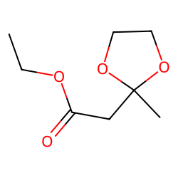 1,3-DIOXOLANE-2-ACETIC ACID, 2-METHYL-, ETHYL ESTER