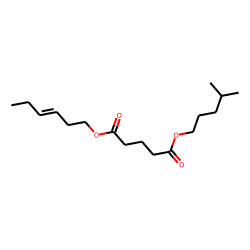 Glutaric acid, isohexyl trans-hex-3-enyl ester