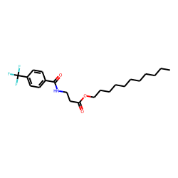 «beta»-Alanine, N-(4-trifluoromethylbenzoyl)-, undecyl ester