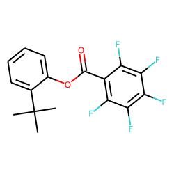 2-tert-Butylphenol, pentafluorobenzoyl ester