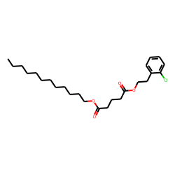 Glutaric acid, 2-(2-chlorophenyl)ethyl dodecyl ester