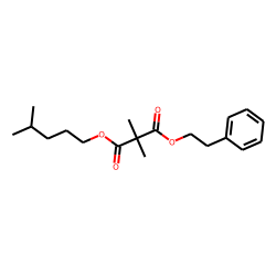 Dimethylmalonic acid, isohexyl 2-phenethyl ester