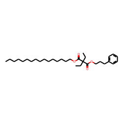 Diethylmalonic acid, hexadecyl 3-phenylpropyl ester