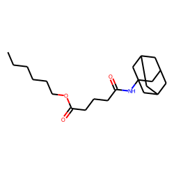 Glutaric acid, monoamide, N-(1-adamantyl)-, hexyl ester