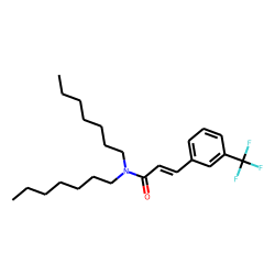 trans-Cinnamamide, N,N-diheptyl-3-trifluoromethyl-