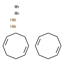 Rhodium, di-«mu»-bromobis[(1,2,5,6-«eta»)-1,5-cyclooctadiene]di-
