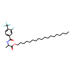 D-Alanine, N-(3-fluoro-4-trifluoromethylbenzoyl)-, octadecyl ester