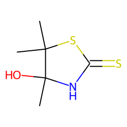 4-Hydroxy-4,5,5-trimethylthiazolidine-2-thione