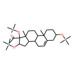 5-Pregnen-3,16,17-triol-20-one, TMS