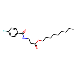 «beta»-Alanine, N-(4-fluorobenzoyl)-, nonyl ester