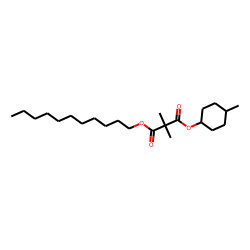 Dimethylmalonic acid, cis-4-methylcyclohexyl undecyl ester
