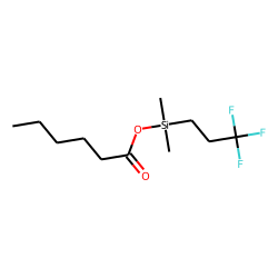 Hexanoic acid, dimethyl(3,3,3-trifluoropropyl)silyl ester