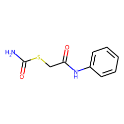 Carbamothioic acid, S-[2-oxo-2-(phenylamino)ethyl] ester