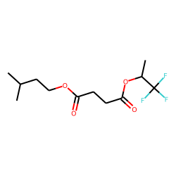Succinic acid, 3-methylbutyl 1,1,1-trifluoro-2-propyl ester