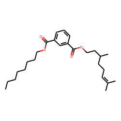 Isophthalic acid, 3,7-dimethyloct-6-enyl octyl ester